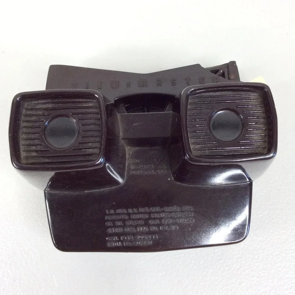 Vintage 1970s Sawyer's View-Master 3D Stereoscopic Viewer Brown